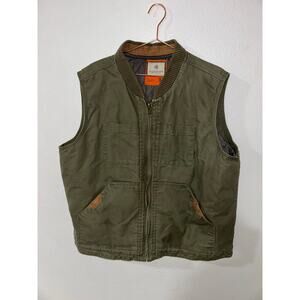 Men's Canvas Cross Trail Workwear Vest Sz. XL